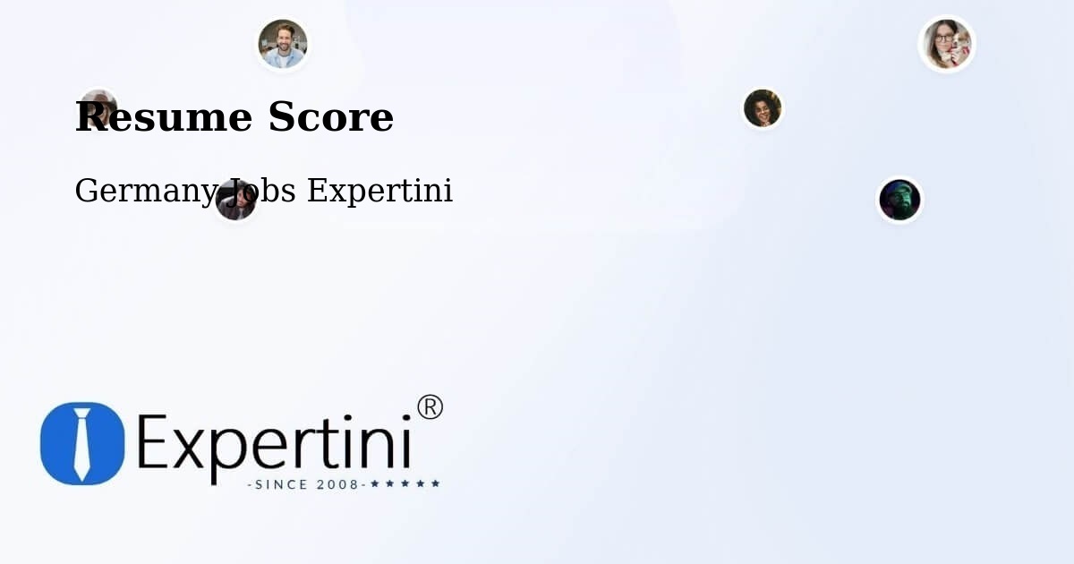 Resume Score & Job Description Match Tool – Ulm - Germany Jobs Expertini